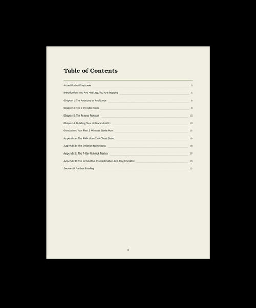 Table of contents of How to Rewire Yourself