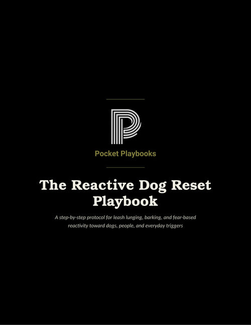 The Reactive Dog Reset Playbook cover