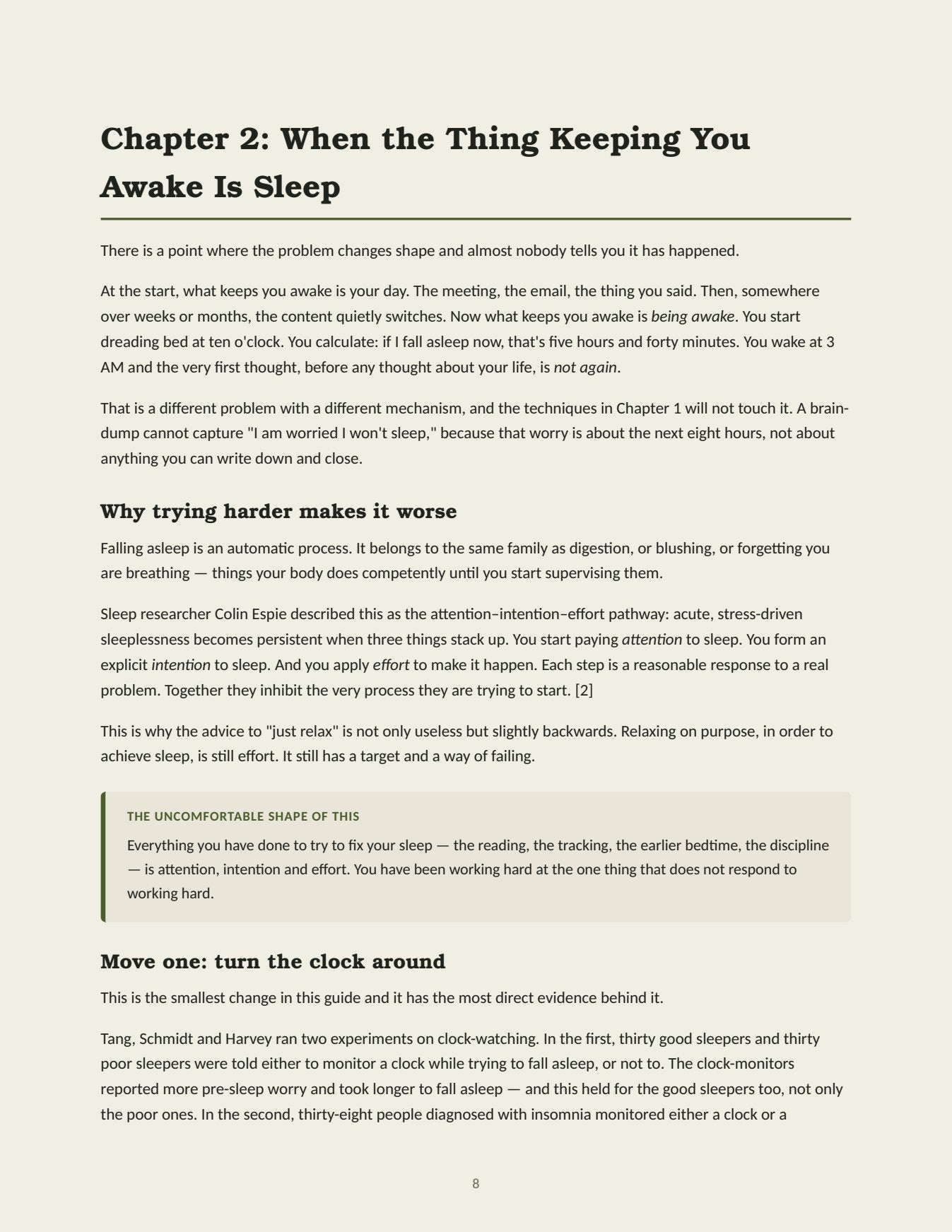 Turn Off Your Brain at 3 AM