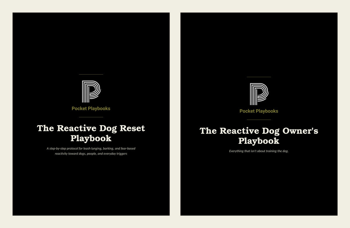 Both playbooks included in The Reactive Dog Set