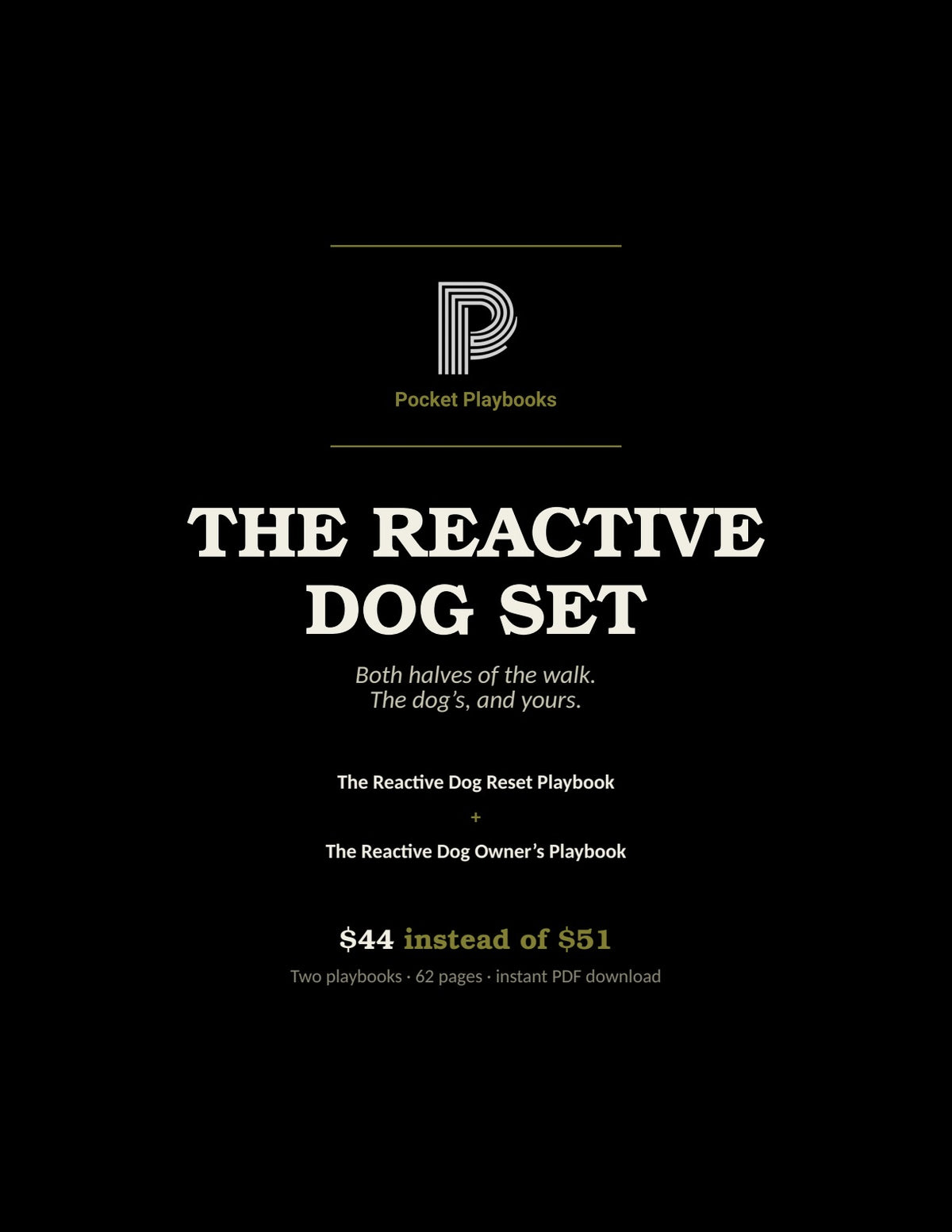 The Reactive Dog Set — Pocket Playbooks cover