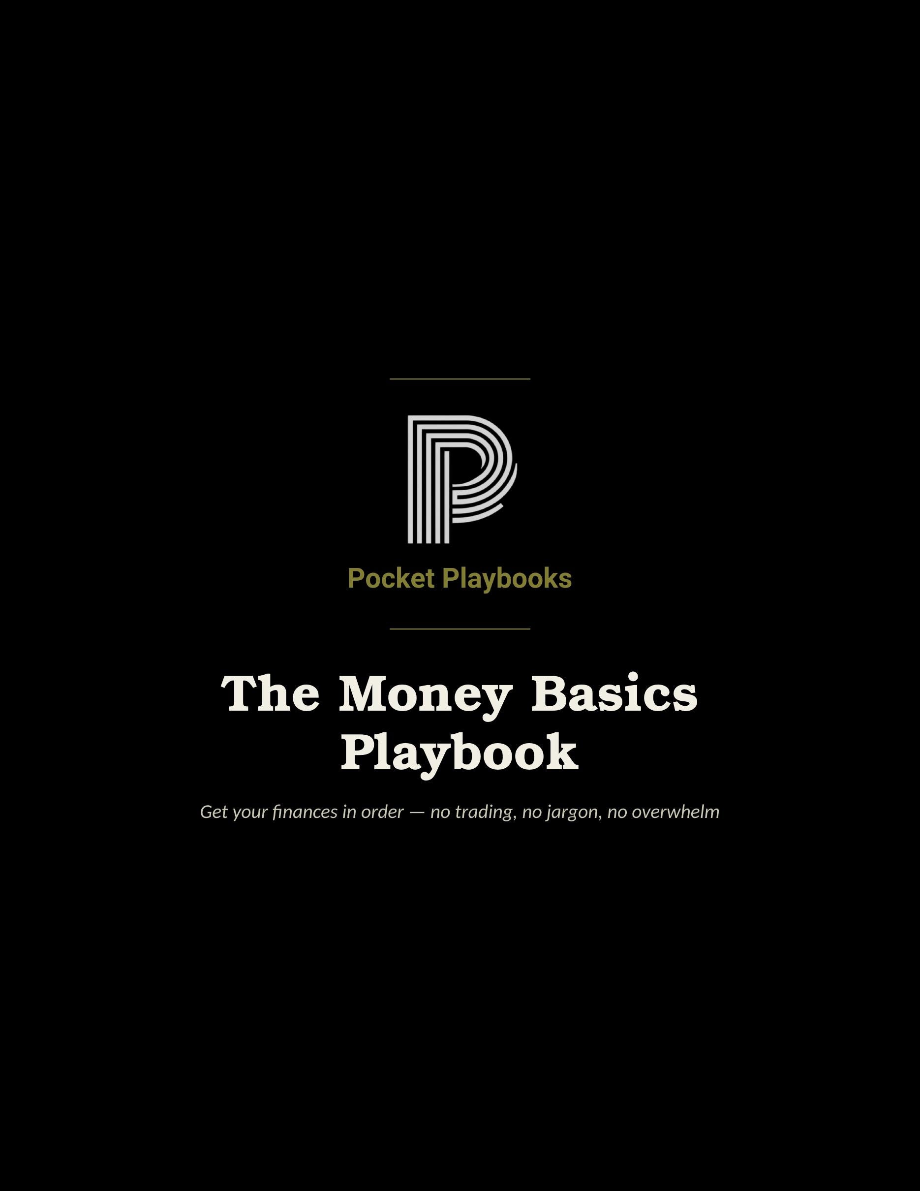 The Money Basics Playbook
